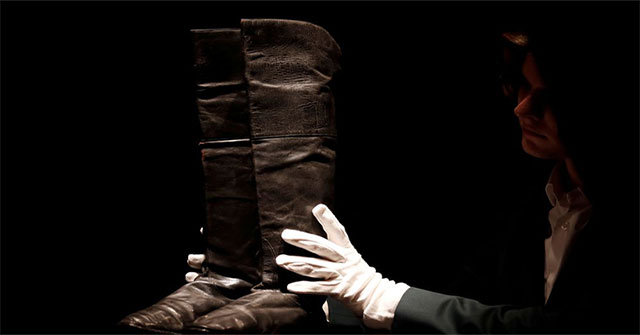 Napoleon's high boots were 'abundant' in the auction