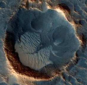 NASA announced the real picture of the landfall in the movie about Mars