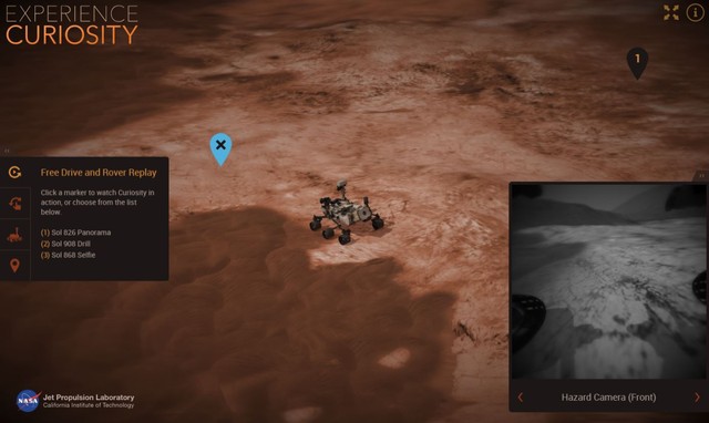 NASA builds interactive web to help you explore the surface of Mars yourself