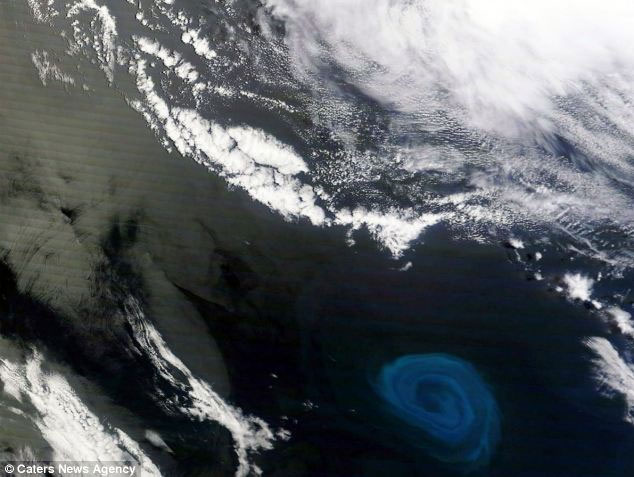 NASA captures the 'underwater storm'