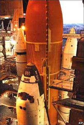 NASA delayed the shuttle launch