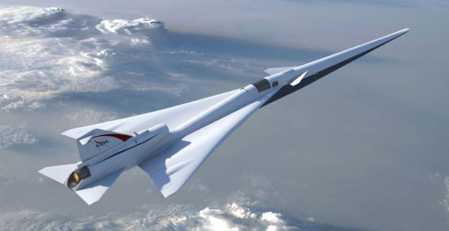 NASA is developing an imaginary aircraft, flying faster than the speed of sound