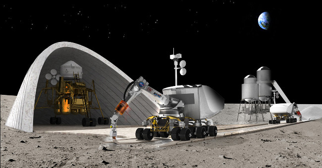 NASA is studying how to build houses on the Moon