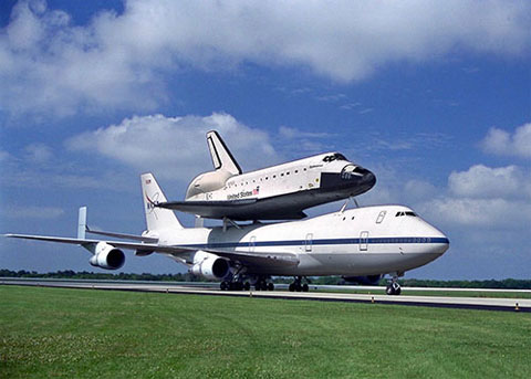 NASA parted with space shuttle Endeavor