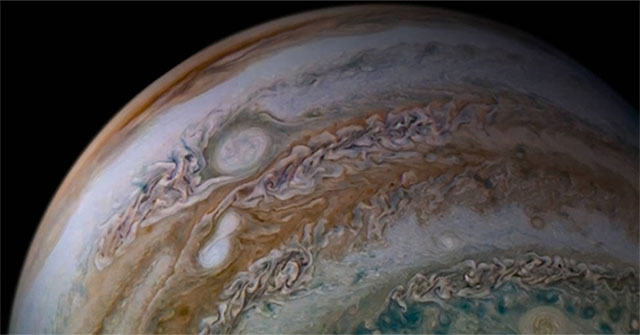 NASA photographed two fused storms on Jupiter