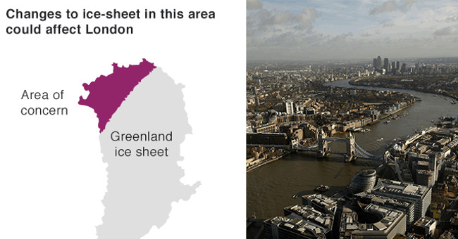 NASA points of cities will be submerged in the future