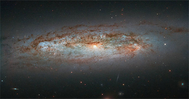 NASA released photos of distant 'glowing' galaxies