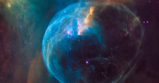 NASA shares incredible images of Bubble Nebula
