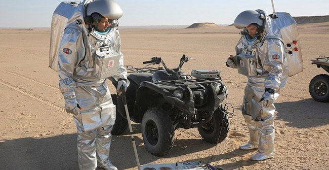 NASA simulates humans living on Mars in the desert more than 50 degrees Celsius