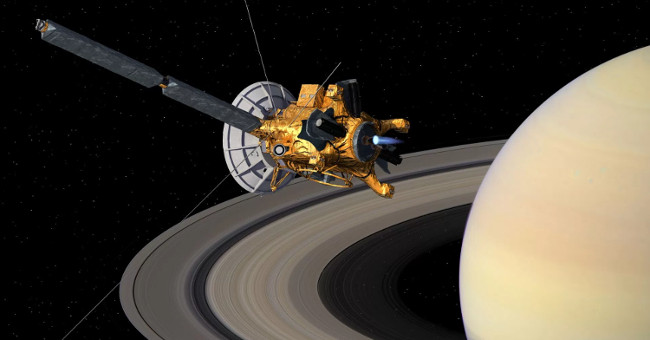 NASA spacecraft flew past Saturn for the last time before committing suicide