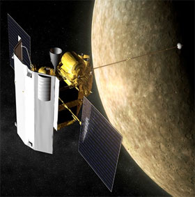NASA spacecraft rushes down to Mercury's surface