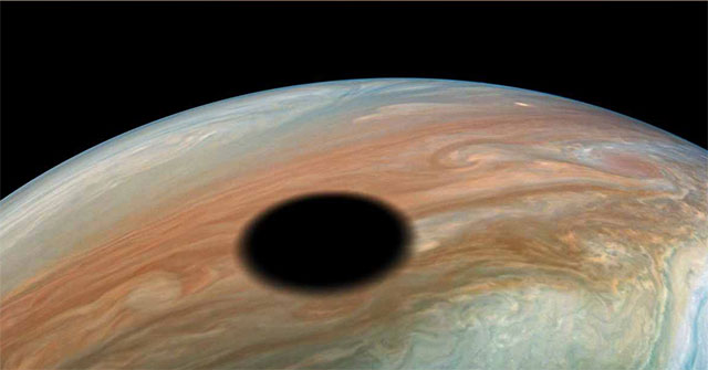 NASA spotted a black spot on Jupiter nearly 4,000km long