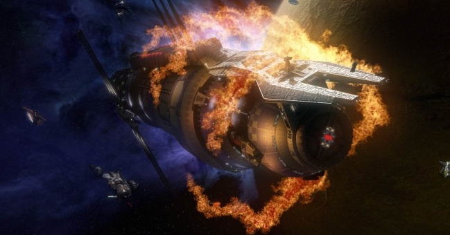 NASA tests burning spacecraft in space