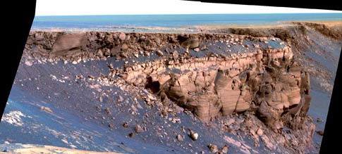 NASA: Use robots to explore the crater on Mars
