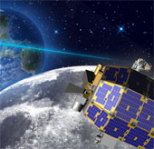 NASA uses lasers to transmit data to a moon satellite