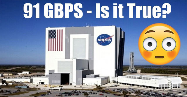 NASA's Internet speed rumor reaches 91 Gb / s, is it true to download movies in 1 second?