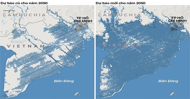 Nature: In 2050, almost the whole South is submerged under the tide