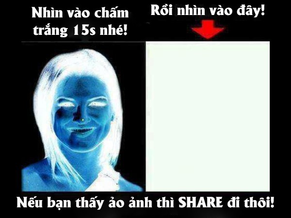 Negative photos make creepy visual illusions