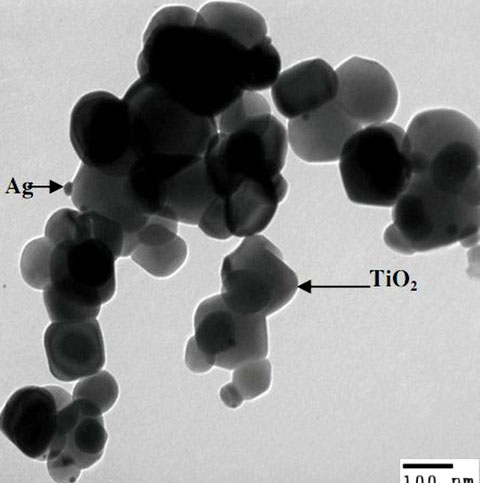 New biocide from silver and titanium