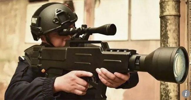 New Chinese laser guns can burn skin in 1 second at 800 meters