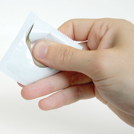 New condoms can be opened with one hand
