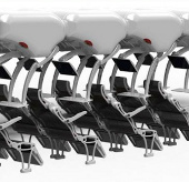 New design for airplane seats