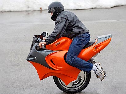 New environmentally friendly motorbike