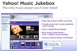 New face of Yahoo online music service