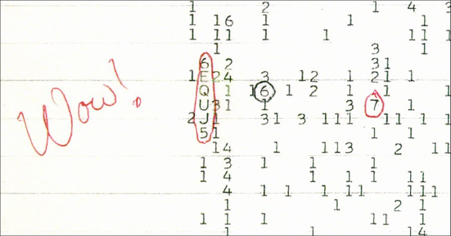 New hypothesis about the signal 'Wow!'  Comfort of aliens
