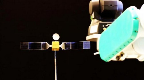 New positioning system and satellite space shooting