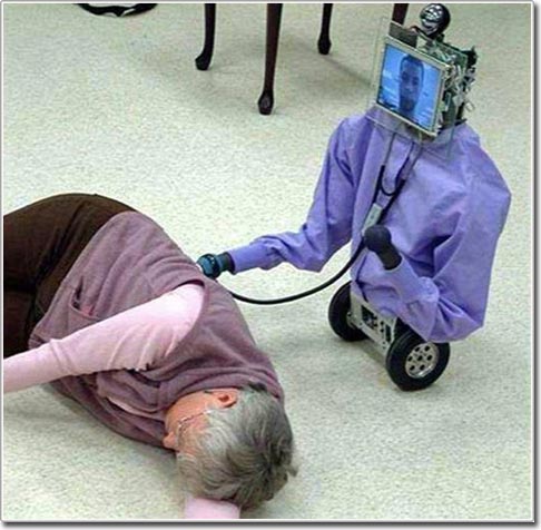 New robot takes care of the elderly