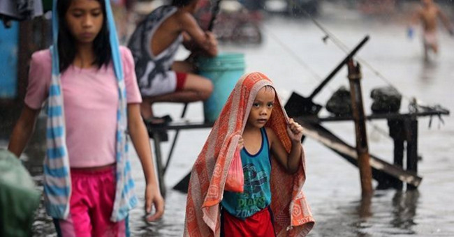 New storm entered the Philippines again when Melor just melted