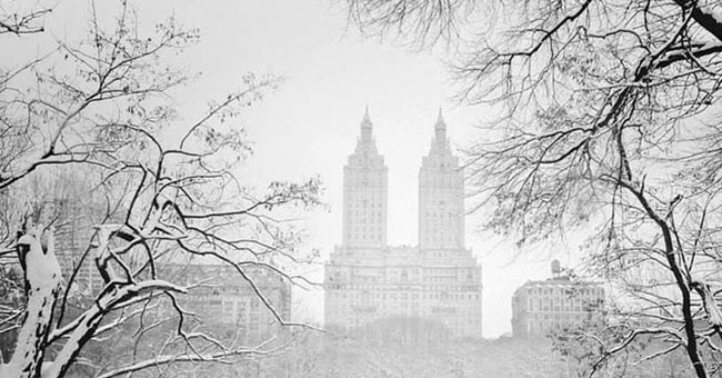 New York is as beautiful as heaven in a historic snowstorm
