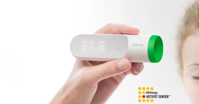 Newly developed thermometers do not need to be clipped to the armpit or placed under the tongue