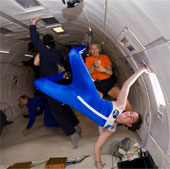 Newly tested penguin leather clothes put on space