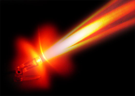 Next to laser energy