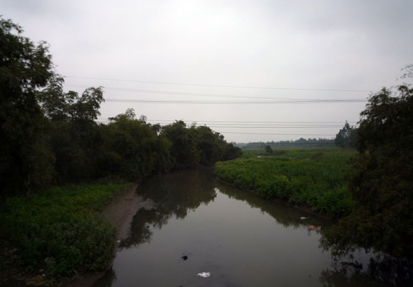 Nhue and Day rivers are heavily polluted