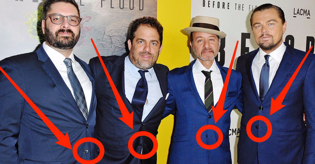 No one wore a suit and put on the last button and this was the reason for that