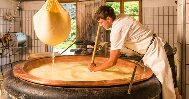 Nobody knows how English people produce fat cheese