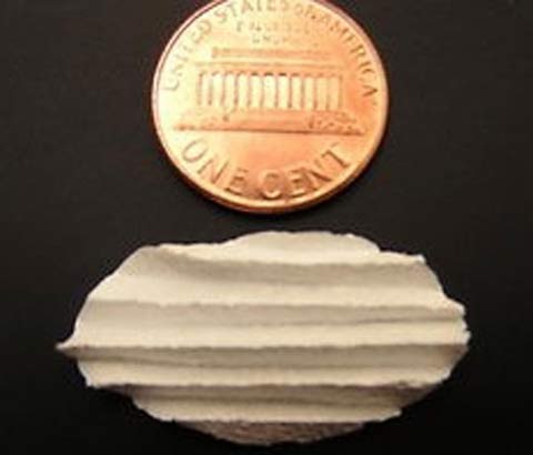 Non-flammable paper does not burn