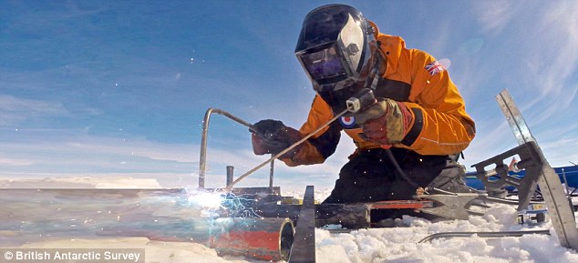 Normal jobs become extremely difficult in Antarctica