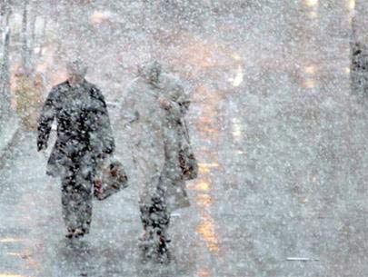 North America is in a snowstorm
