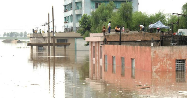 North Korea was submerged in the sea, more than 500 people died and went missing