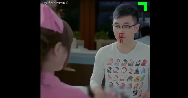 Nosebleed when seeing the scene