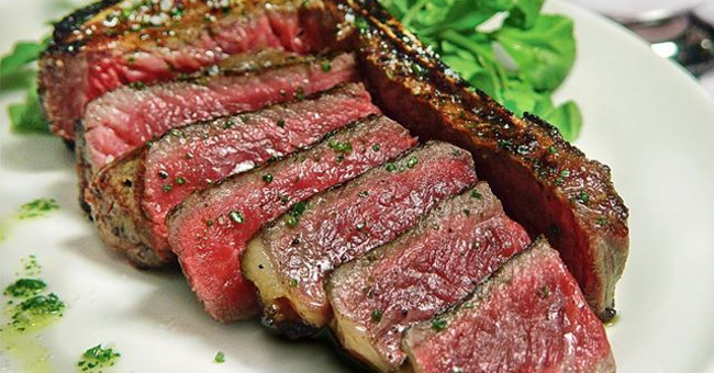 Not blood as we thought, the water flowing out of the meat is another