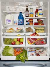 Note when storing food in the refrigerator