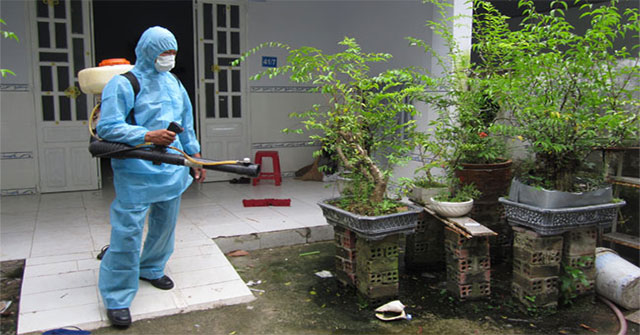 Notes when spraying insecticide to kill dengue