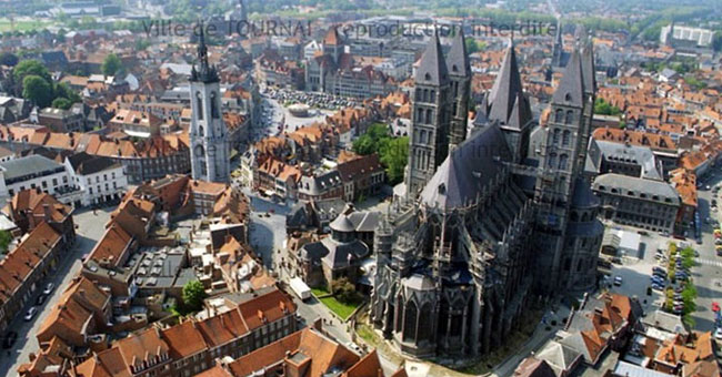 Notre Dame Cathedral in Tournai