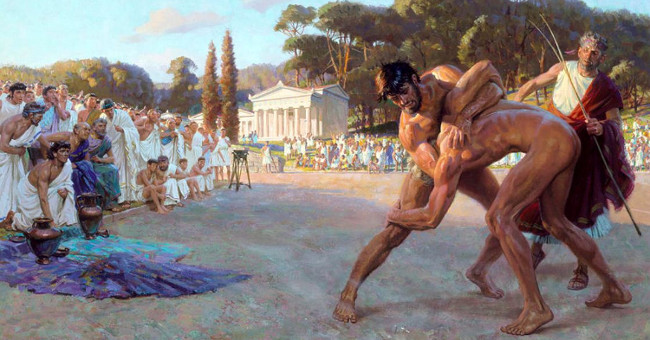 Nude playing sports like the ancient Greeks, people will compete more effectively