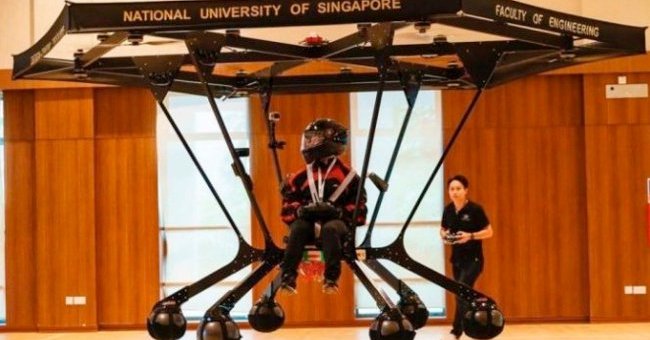 NUS successfully built drone carrying Snowstorm